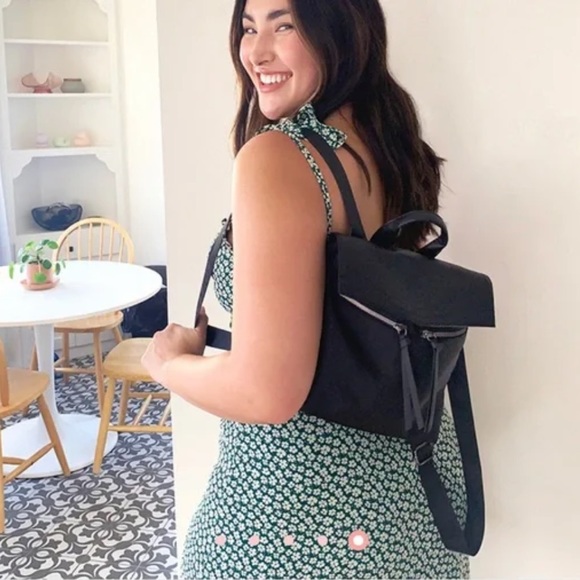 *DONATING 10/14* Botkier Botkier Trigger Mini black Backpack - Picture 1 of 9
